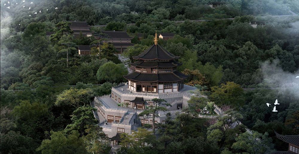 杭州超山青蓮寺圓通閣
